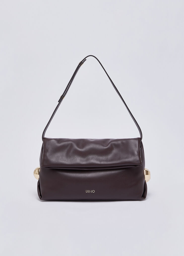 Medium Riccy Shoulder Bag aubergine Liu Jo - medium