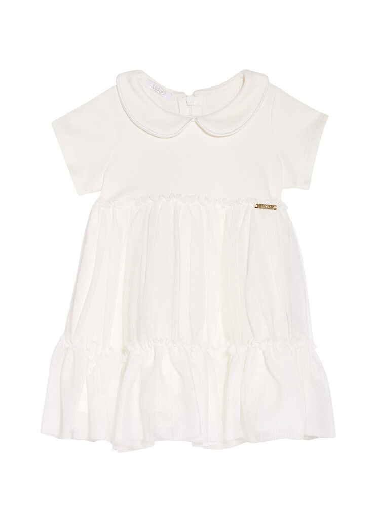Short tulle dress white Liu Jo - large image number 0 Short tulle dress white Liu Jo - large image number 0