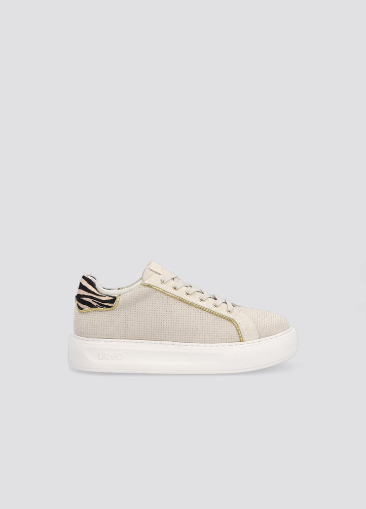Sneakers with zebra detail leather/gold colour Liu Jo - large image number 0 Sneakers with zebra detail leather/gold colour Liu Jo - large image number 0