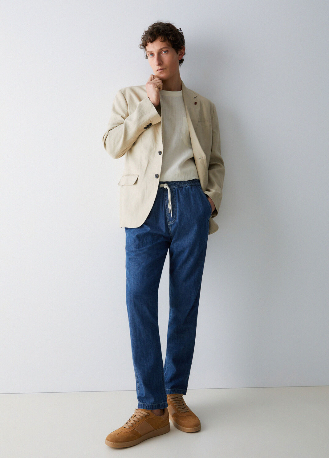 Lightweight denim joggers blue denim Liu Jo - large image number 2