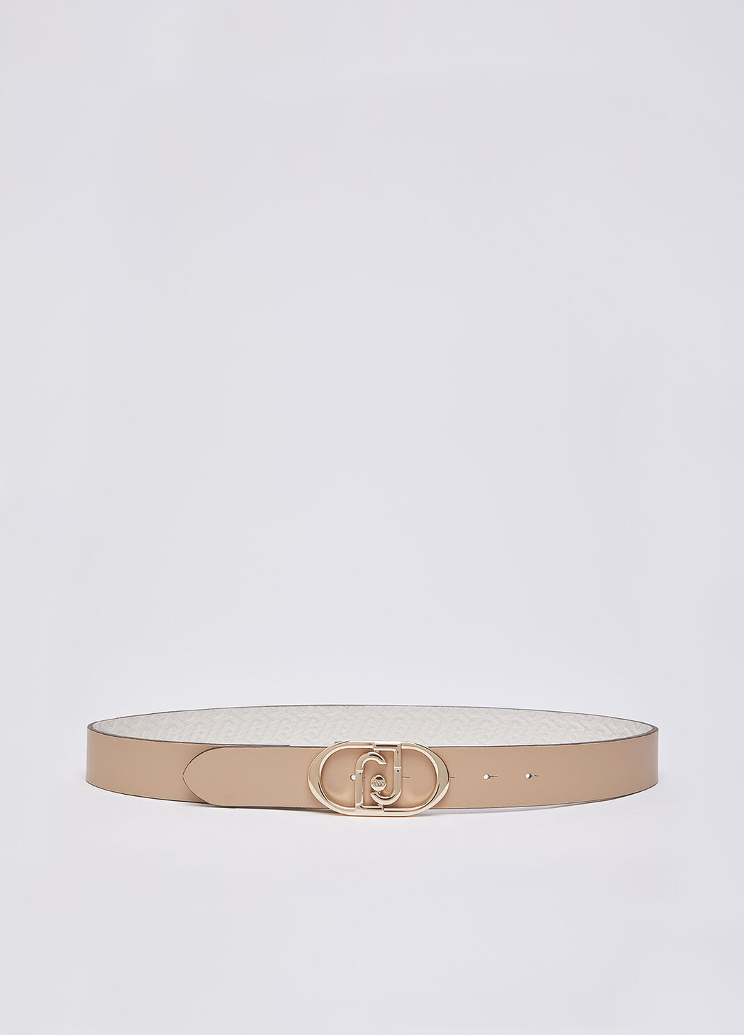 Ceinture r&eacute;versible blanc et beige Liu Jo - large image number 2