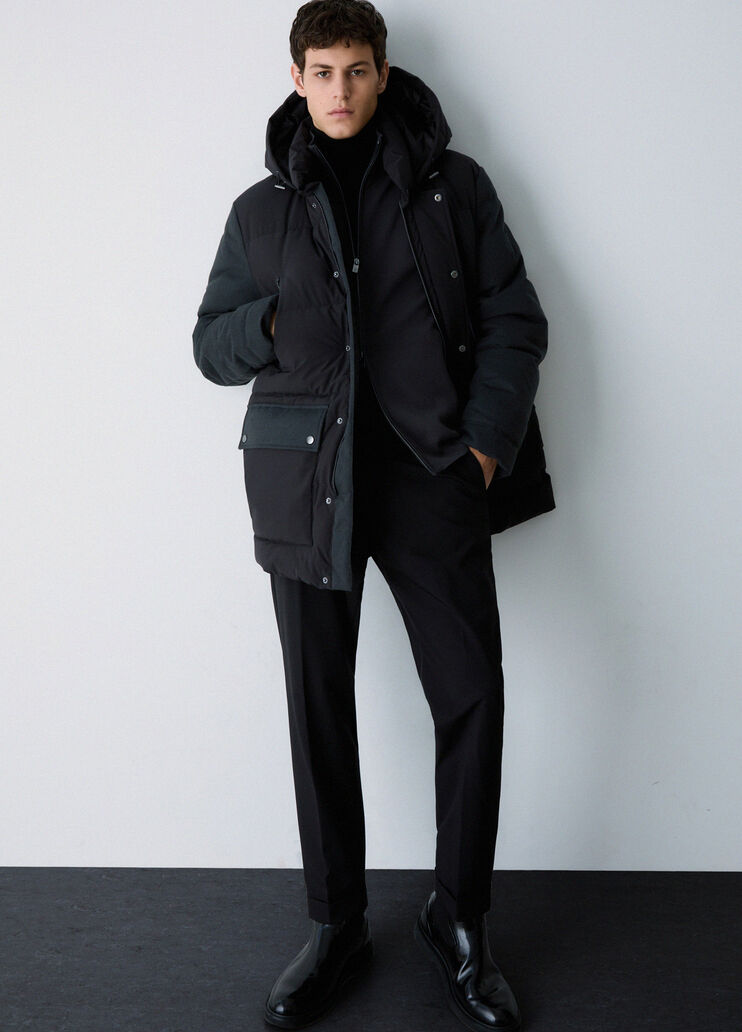 Hooded Jacket dark grey Liu Jo - medium