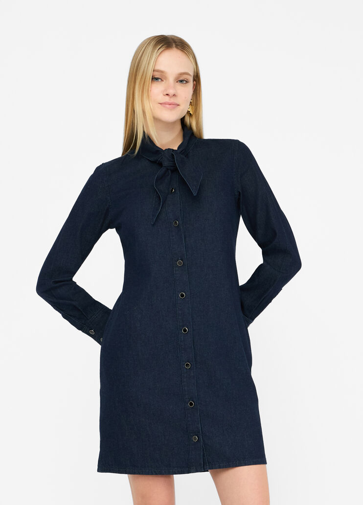 Hemdblusenkleid aus Denim Klassische Waschung Liu Jo - medium Hemdblusenkleid aus Denim Klassische Waschung Liu Jo - medium