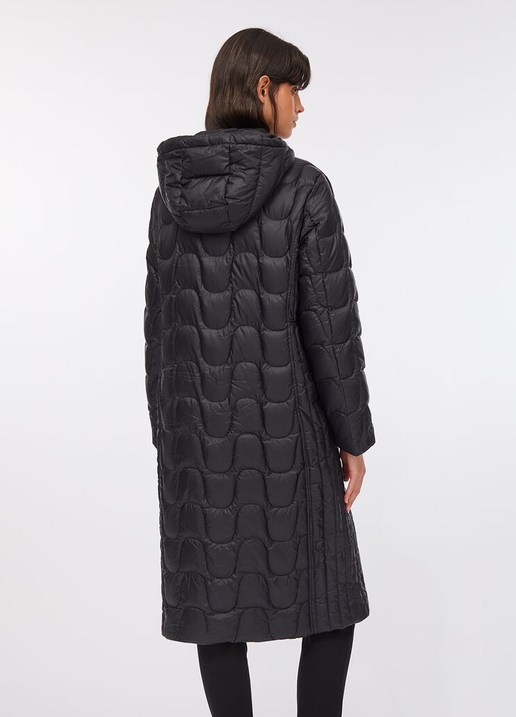 Manteau en nylon matelassé noir Liu Jo - large image number 1