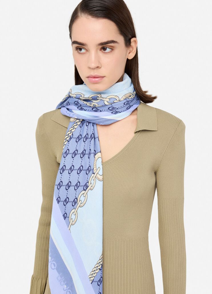 Liu Jo Better foulard light denim Liu Jo - medium Liu Jo Better foulard light denim Liu Jo - medium