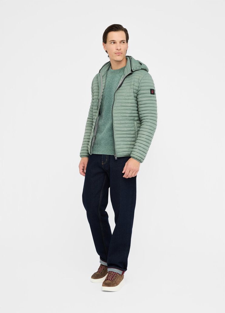 Quilted nylon jacket khaki green Liu Jo - large image number 5 Quilted nylon jacket khaki green Liu Jo - large image number 5