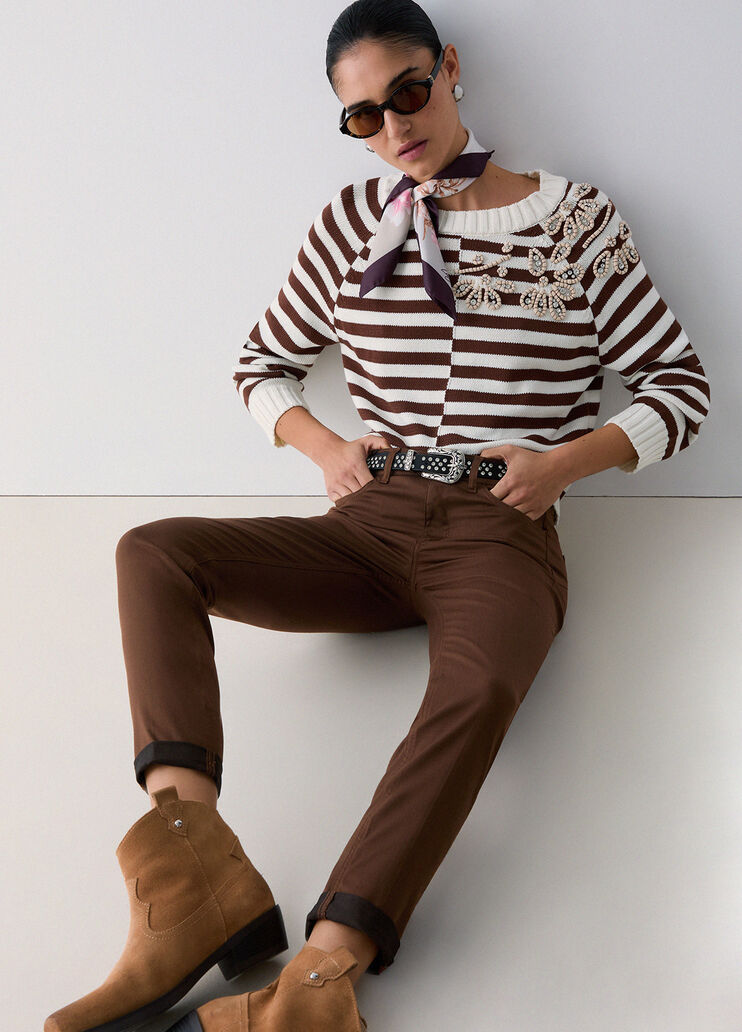 Pantalones tobilleros skinny galleta Liu Jo - medium