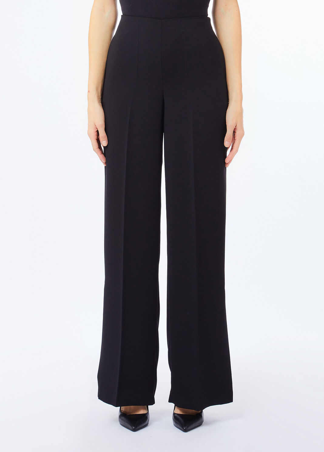 Envers satin palazzo trousers black Liu Jo - large image number 0