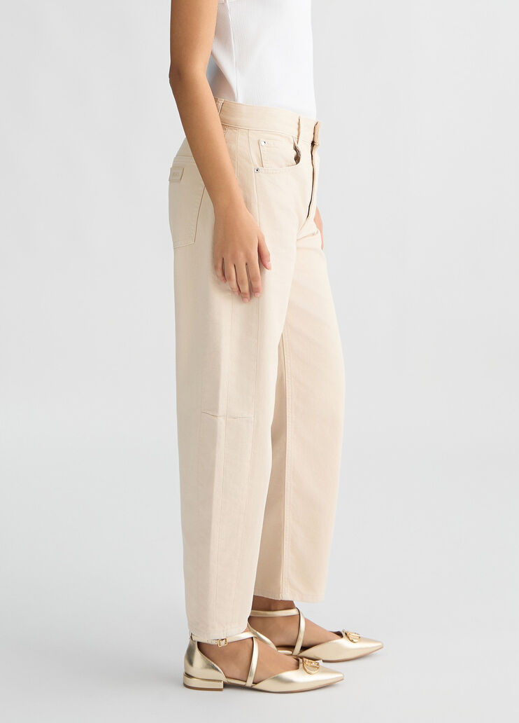 Balloon jeans light beige Liu Jo - large image number 3