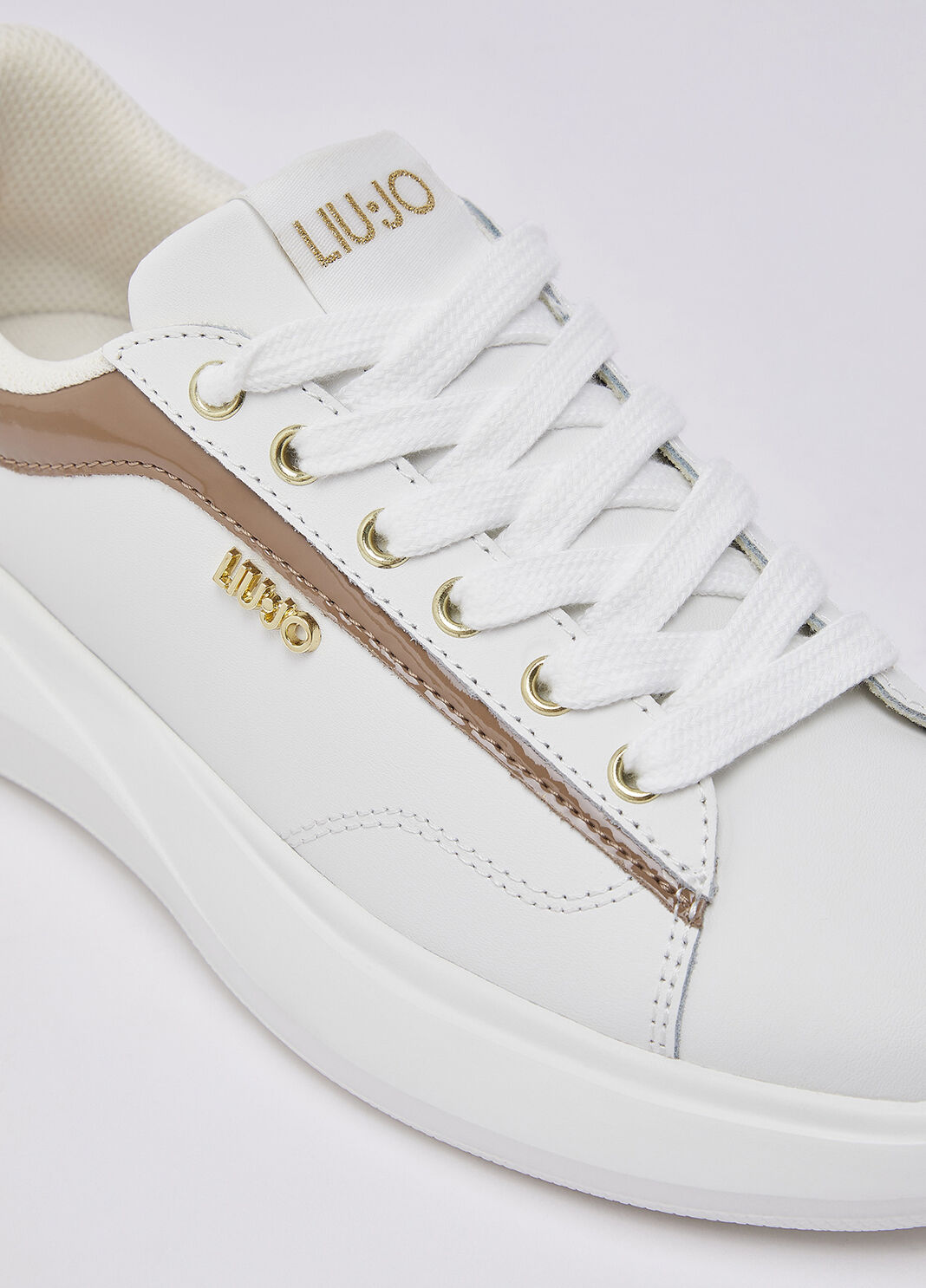 Leather sneakers white/Havana Liu Jo - large image number 5