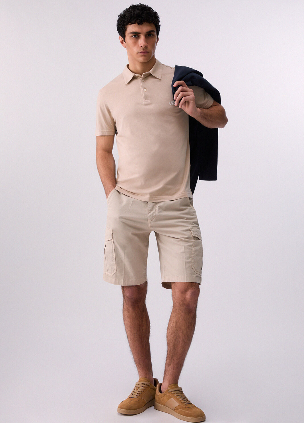 Polo coupe r&eacute;guli&egrave;re beige Liu Jo - large image number 5