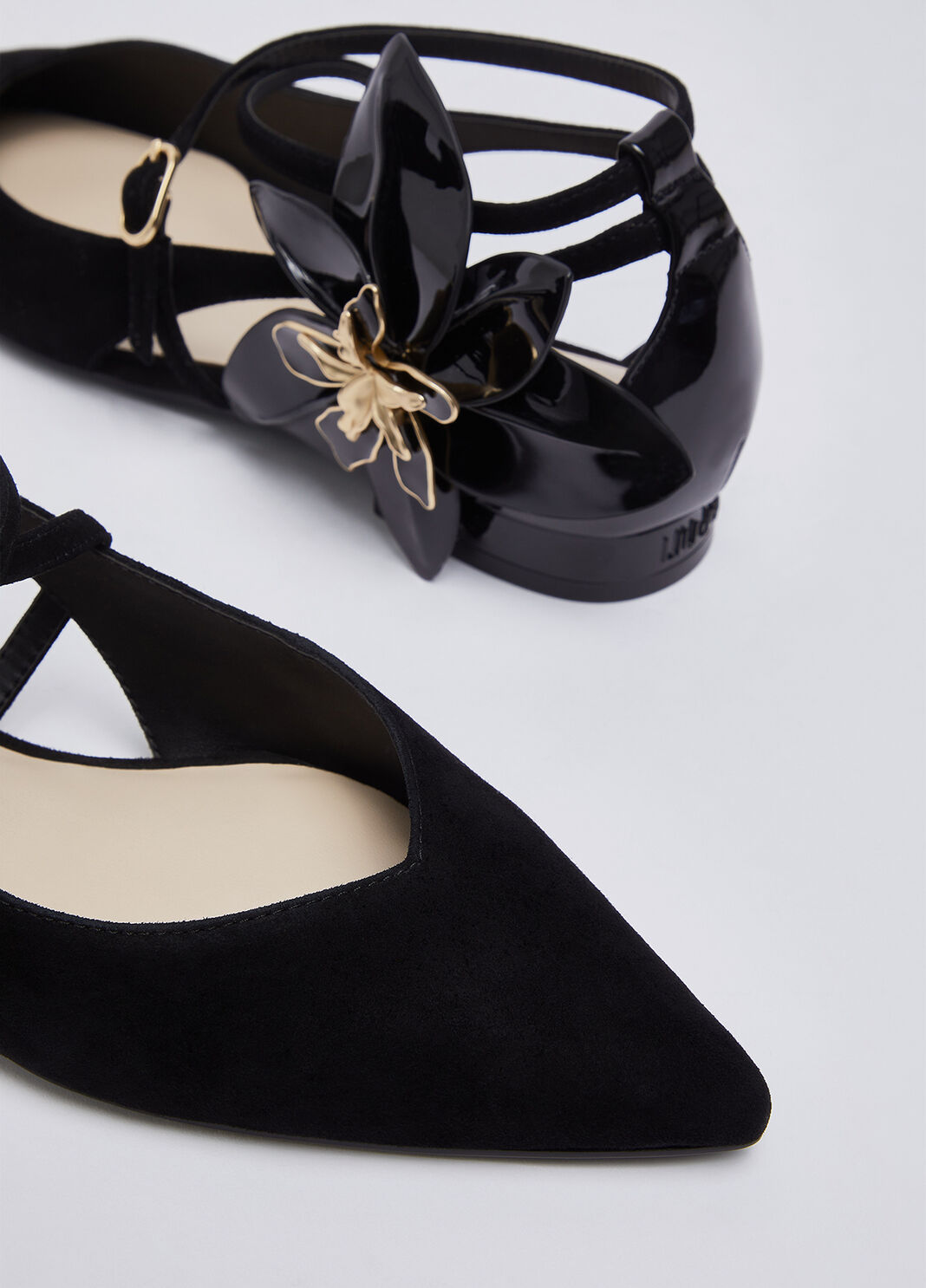 Ballet flats with oversized flower black Liu Jo - large image number 6