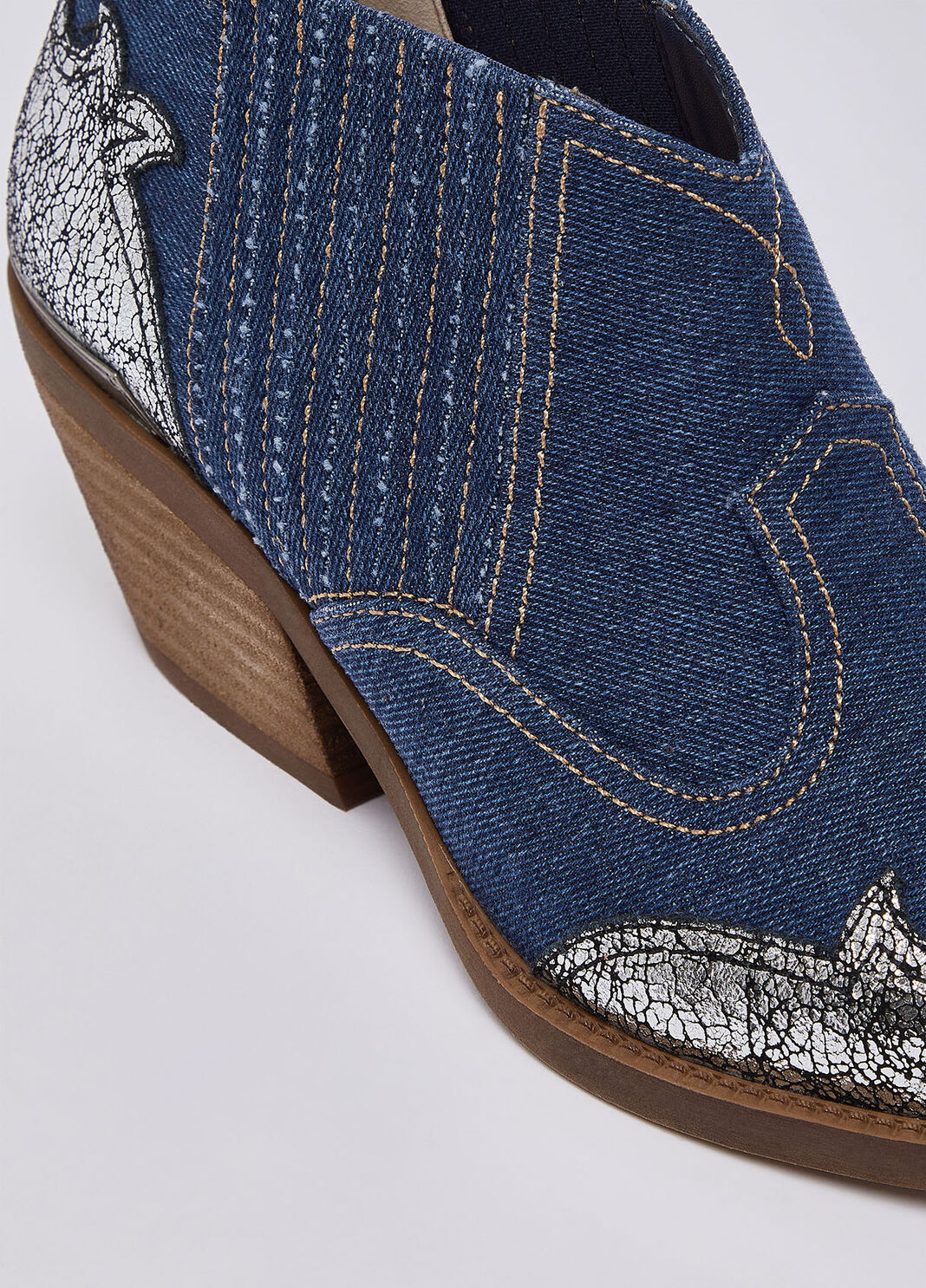 Denim cowboy boots denim/silver Liu Jo - large image number 5