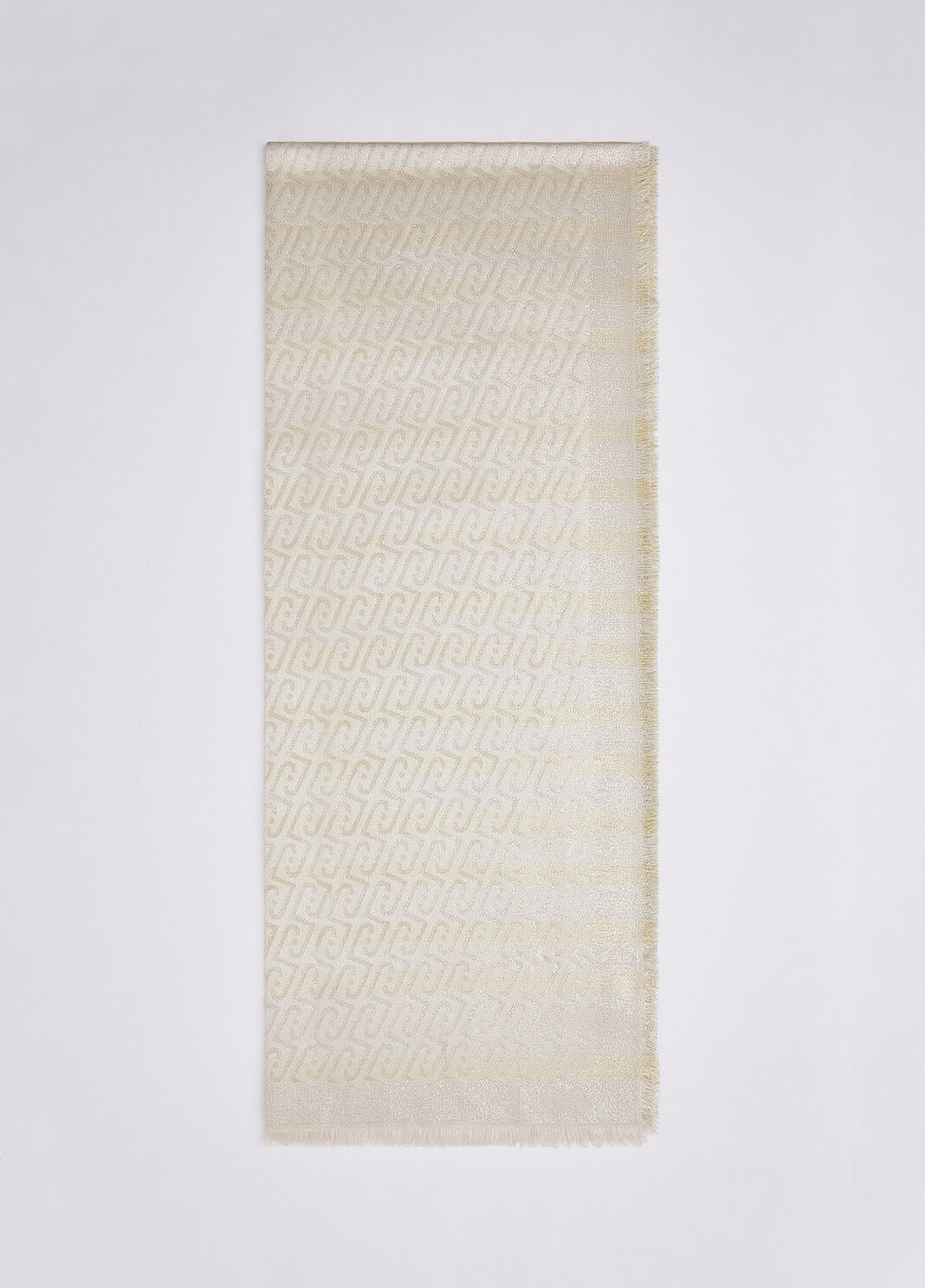 &Eacute;tole Jacquard Monogramme beige Liu Jo - large image number 2