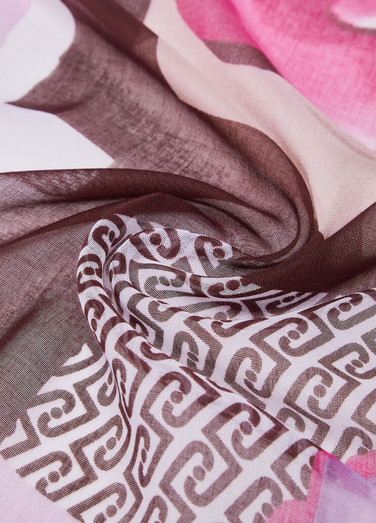 Foulard grande colorblock marrone Liu Jo - medium