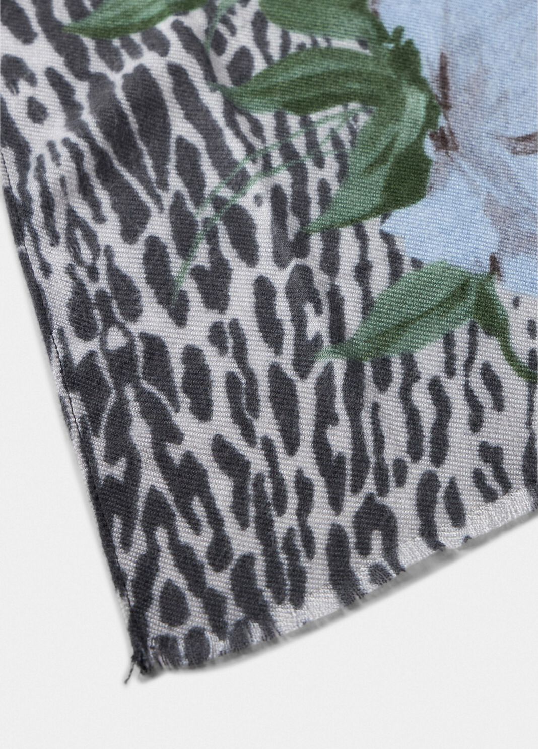 &Eacute;tole &agrave; imprim&eacute; animalier floral denim clair Liu Jo - large image number 3