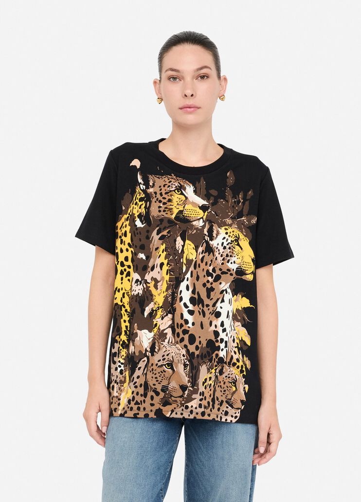 T-Shirt mit Print Schwarz Liu Jo - medium T-Shirt mit Print Schwarz Liu Jo - medium