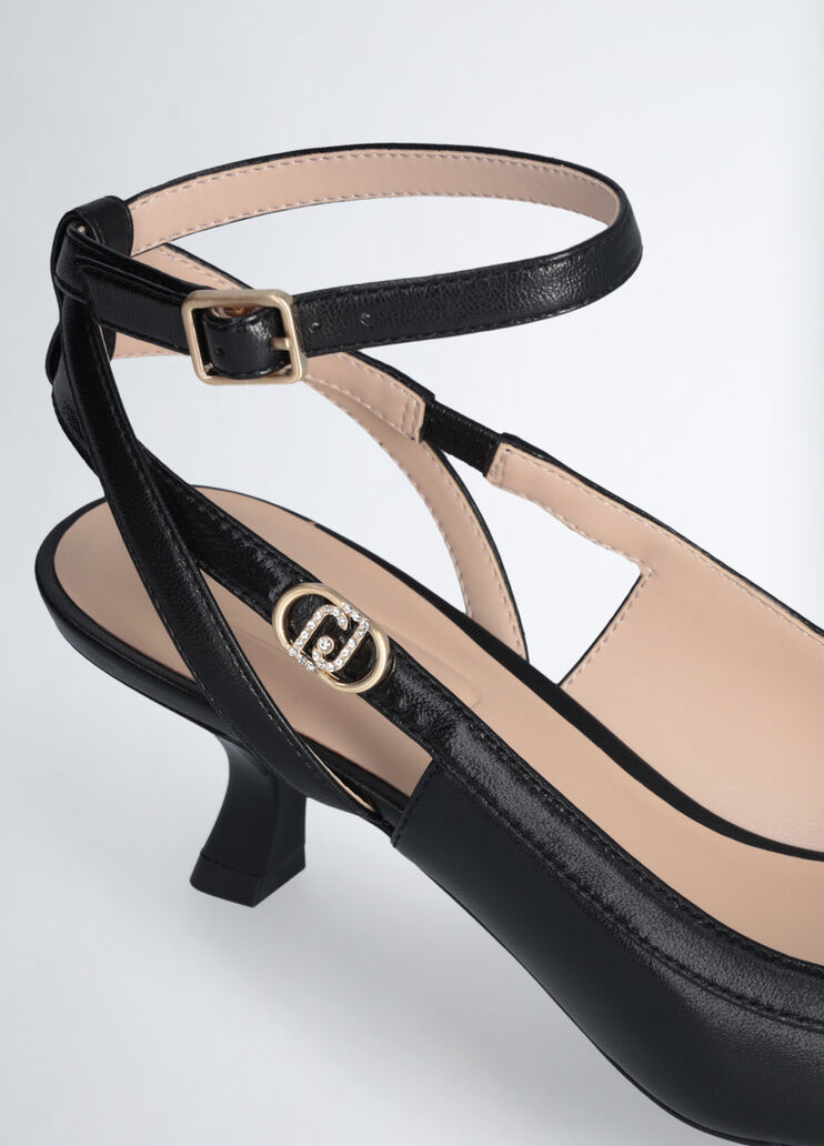 Black slingbacks with low heel black Liu Jo - large image number 5 Black slingbacks with low heel black Liu Jo - large image number 5