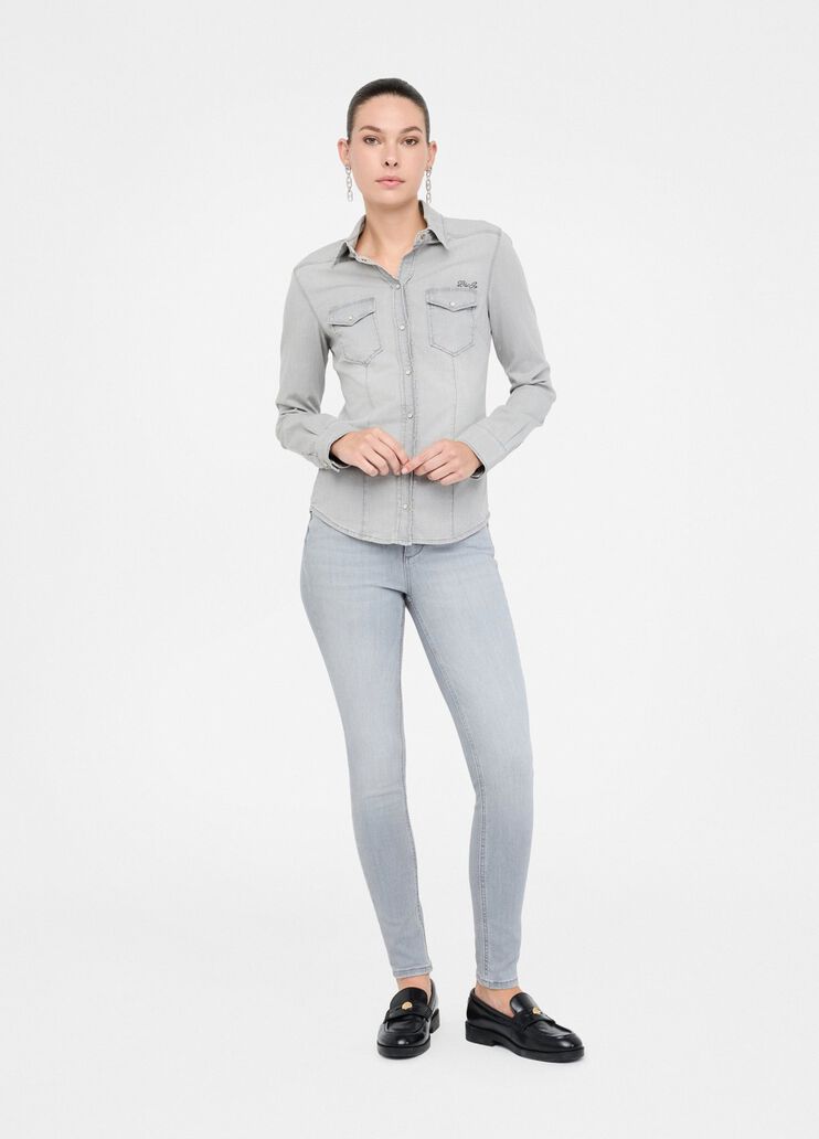 Denim shirt grey denim Liu Jo - medium