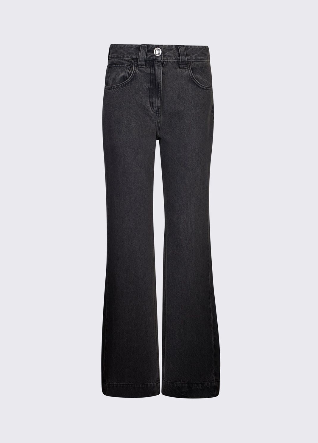High-rise flared jeans black denim Liu Jo - large image number 6