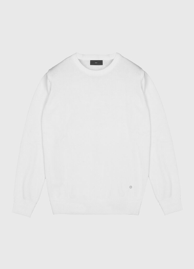 Round neck jumper White Liu Jo - large image number 0 Round neck jumper White Liu Jo - large image number 0