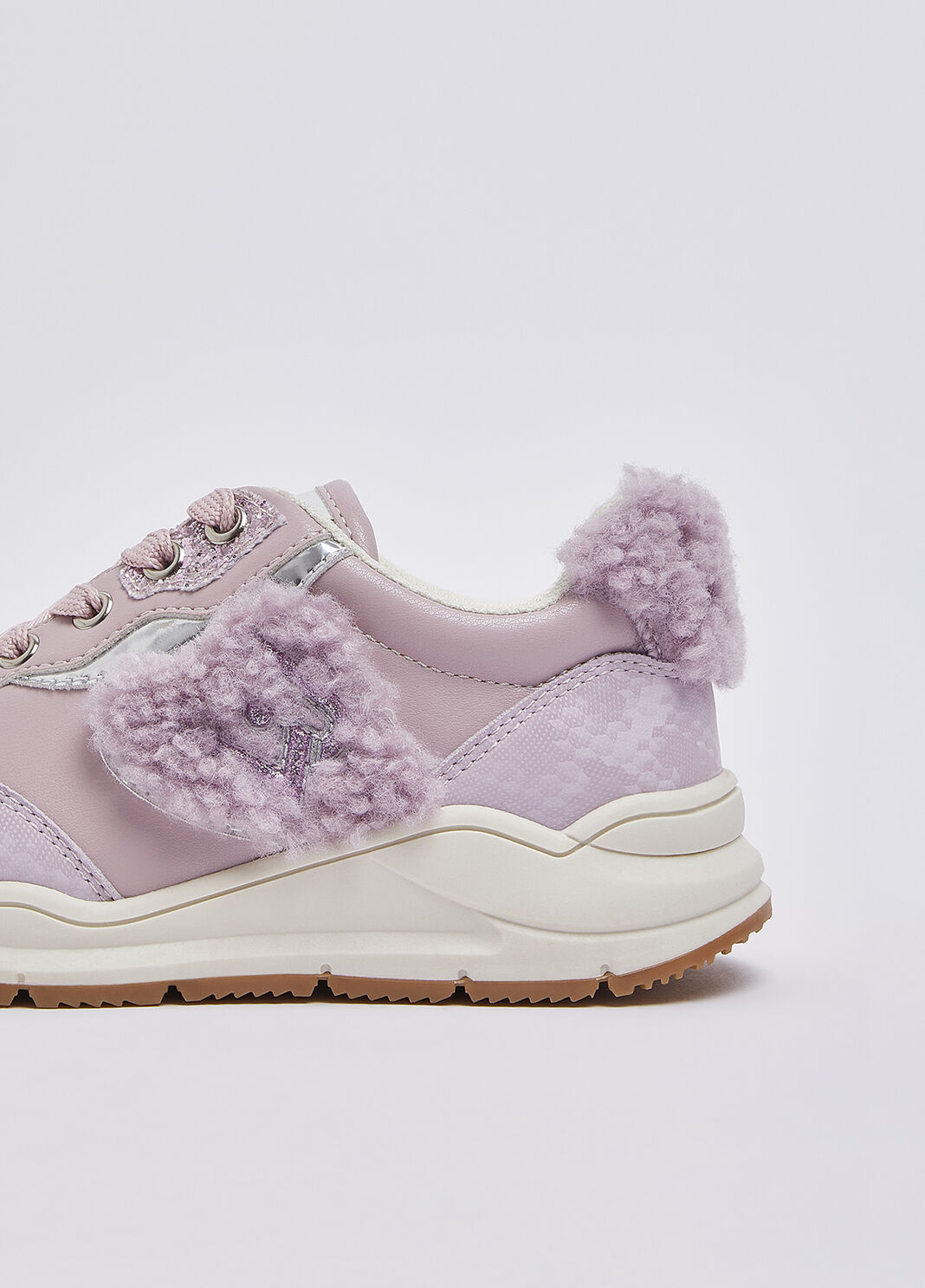 Sneakers with teddy details lilac Liu Jo - large image number 4