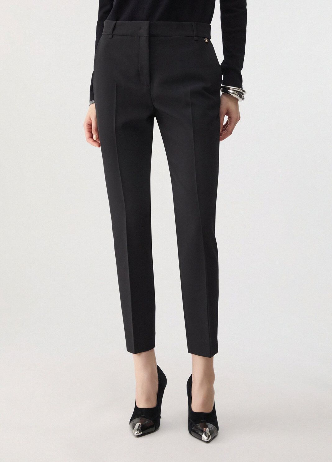 Cigarette trousers black Liu Jo - large image number 0