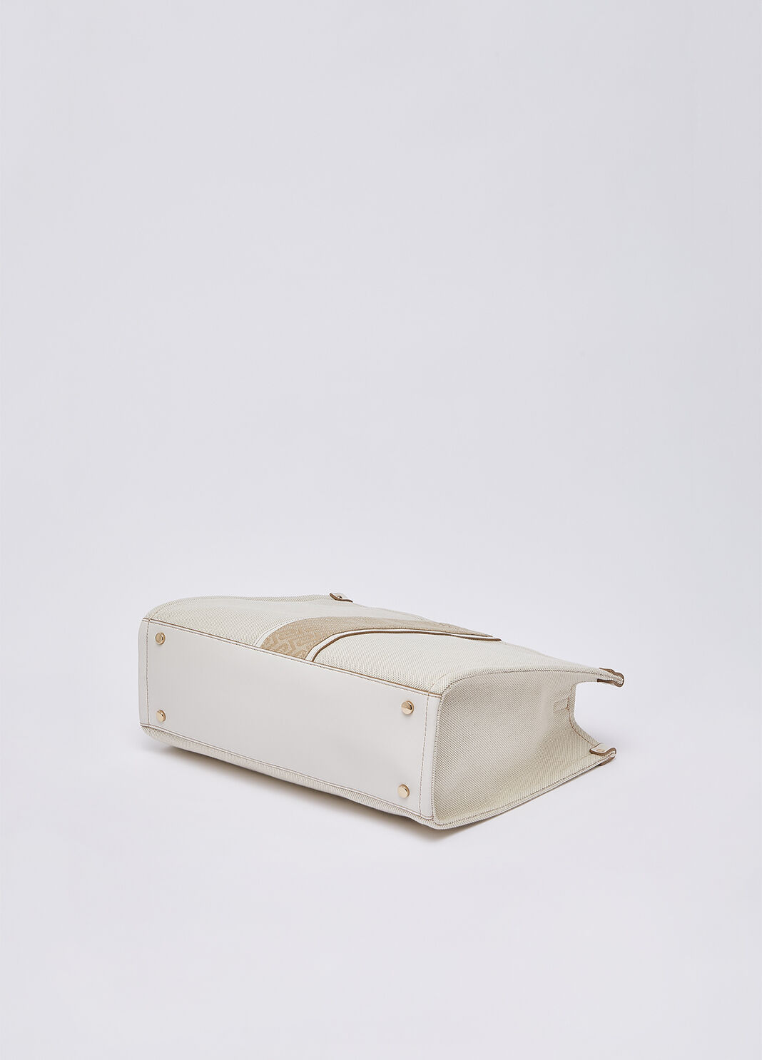 Sac jacquard moyen mod&egrave;le beige Liu Jo - large image number 4