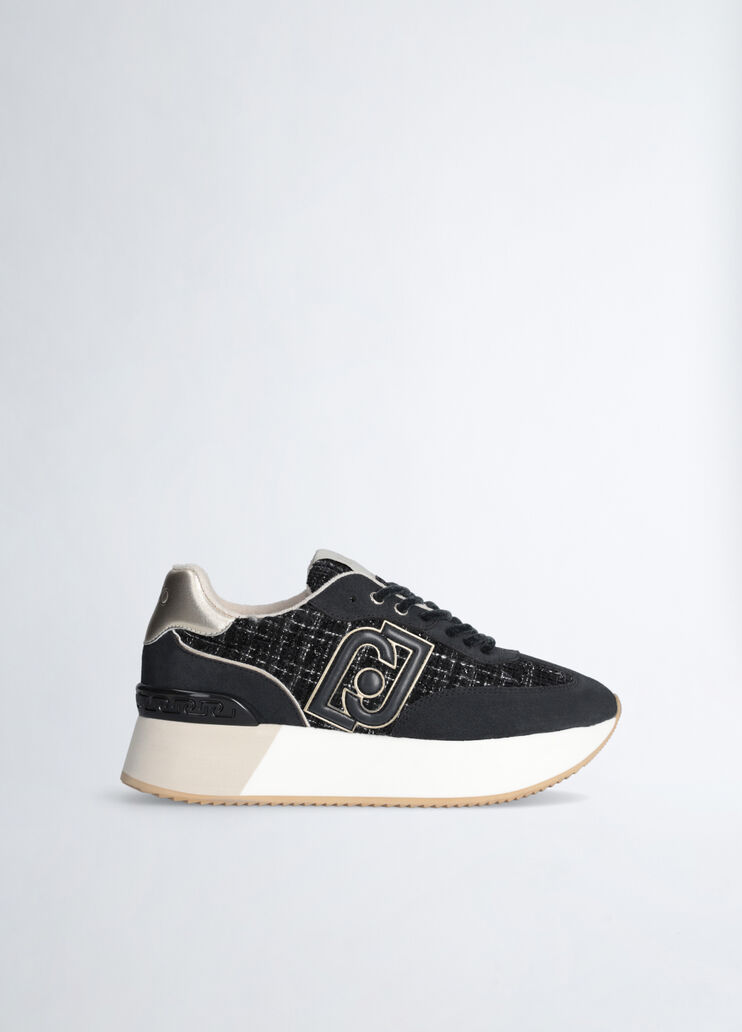 Tweed platform sneakers black Liu Jo - medium Tweed platform sneakers black Liu Jo - medium