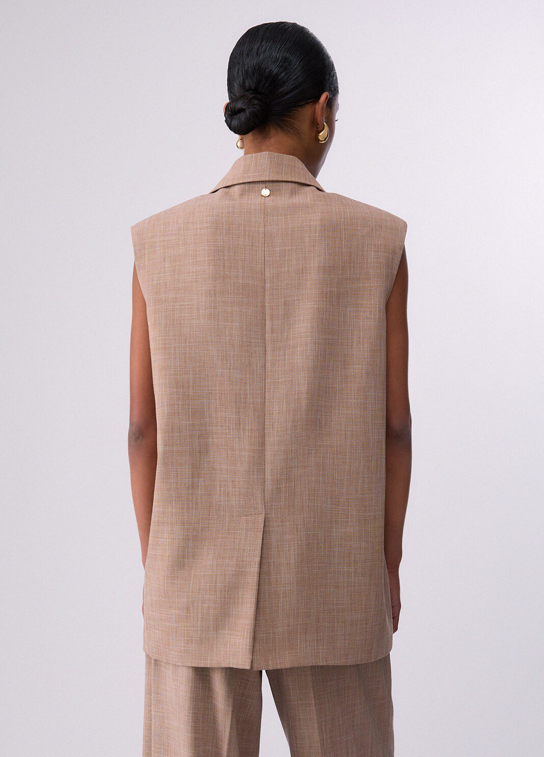 Vest with scarf biscuit Liu Jo - large image number 1