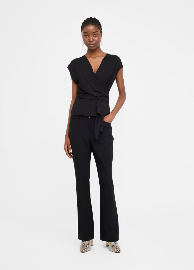 Crepe de chine top black Liu Jo - large image number 5 Crepe de chine top black Liu Jo - large image number 5