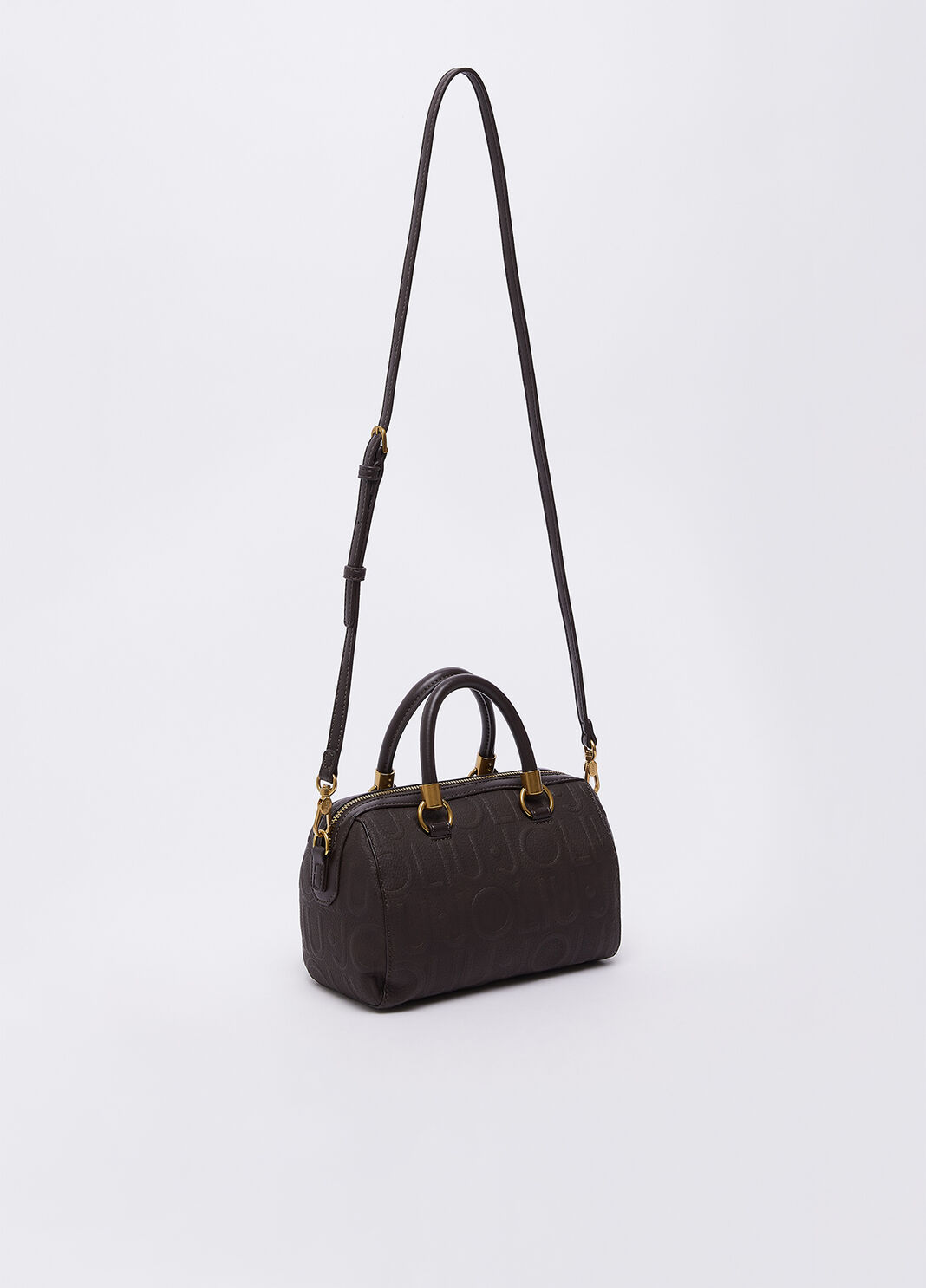 Small handbag with logo dark brown Liu Jo - large image number 3