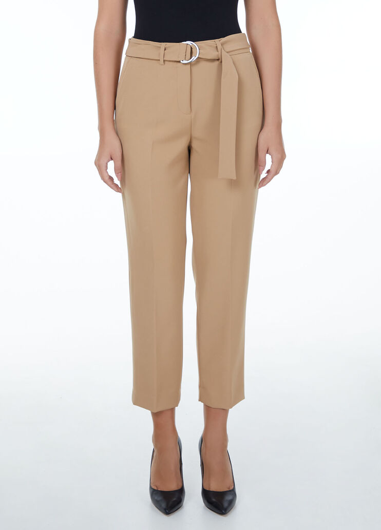 Elegant trousers with belt caramel Liu Jo - large image number 0