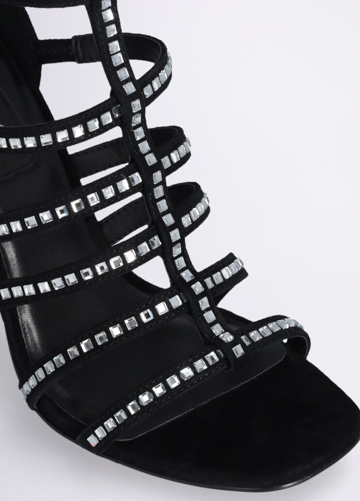 Sandals with branded heel black Liu Jo - large image number 5 Sandals with branded heel black Liu Jo - large image number 5