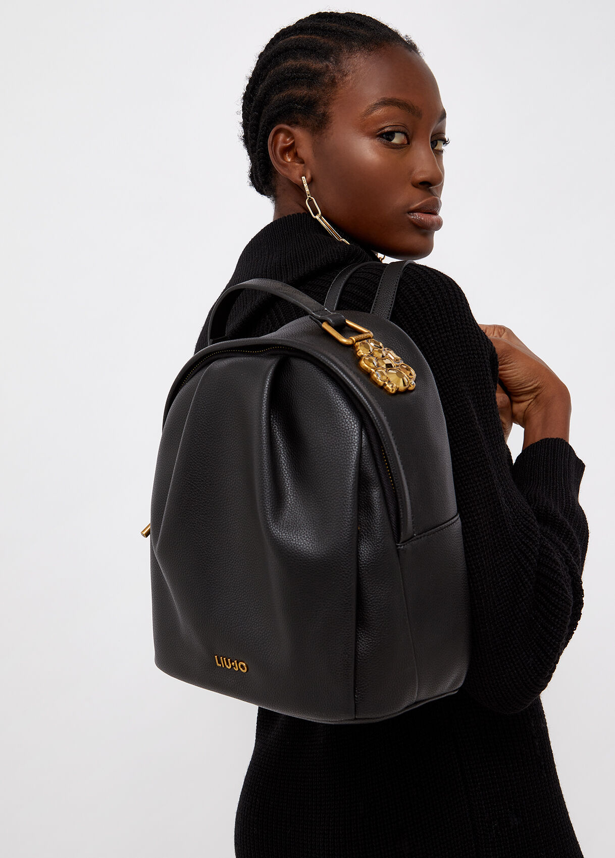 paloya soft leather backpack