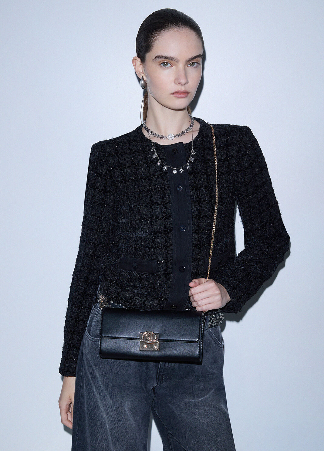 Mittlere Clutch schwarz Liu Jo - large image number 0