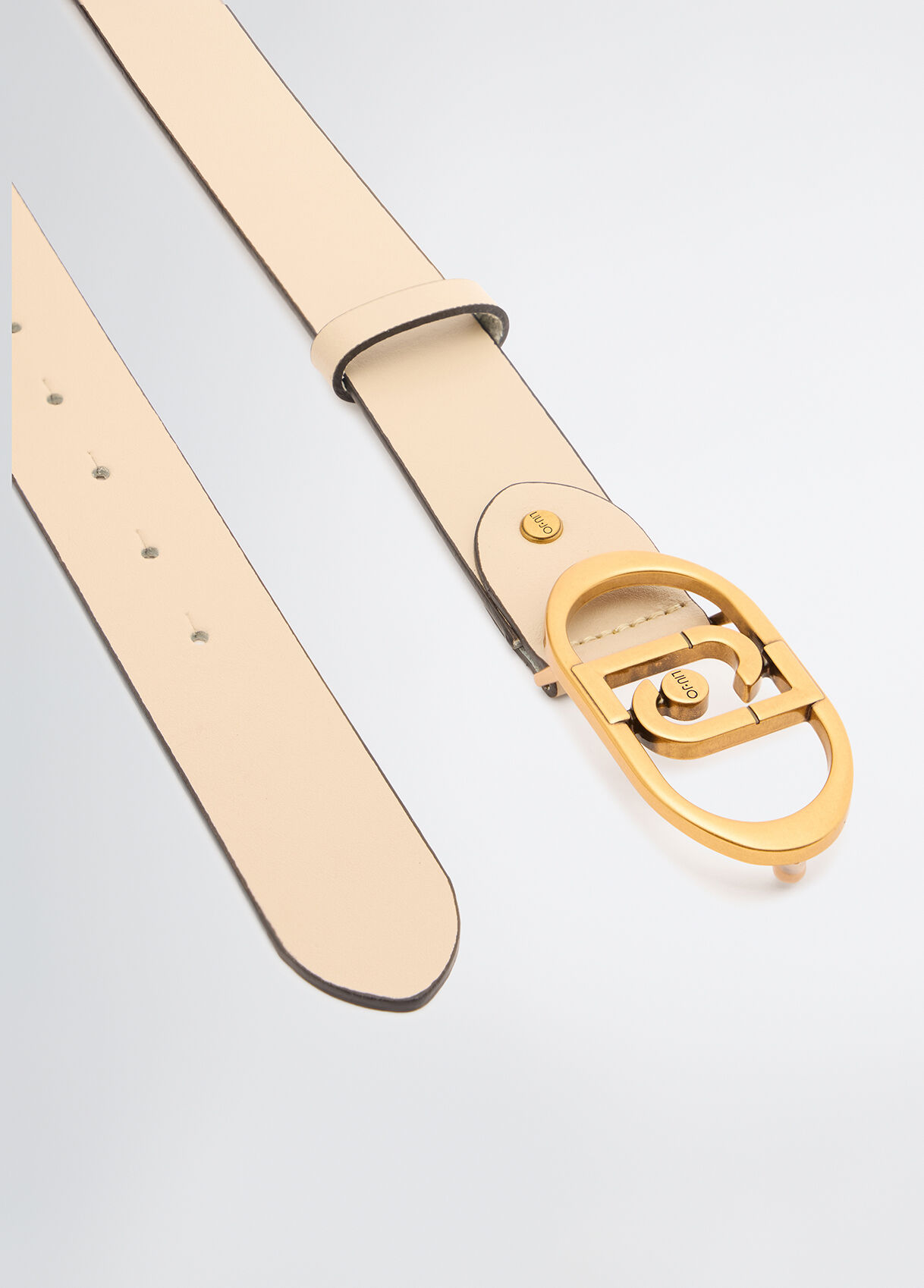 LaPuffy leather belt colour cream | Liu Jo