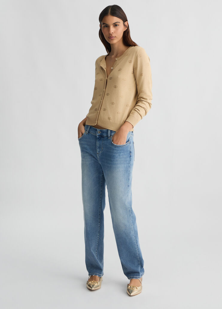 Low-rise boyfriend jeans denim Liu Jo - medium Low-rise boyfriend jeans denim Liu Jo - medium