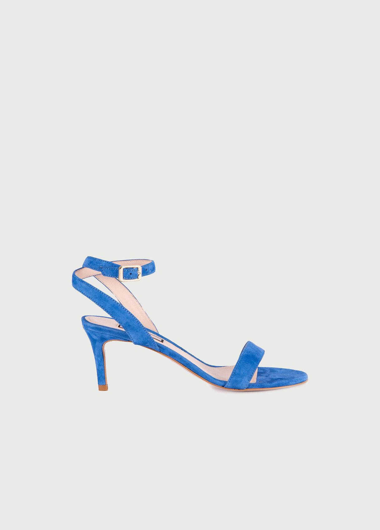 sandali con tacco azzurri