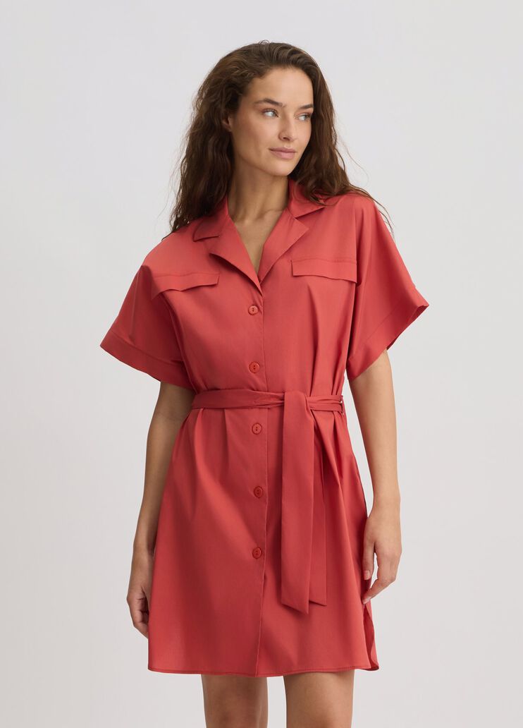Cotton shirt dress  red Liu Jo - medium Cotton shirt dress  red Liu Jo - medium