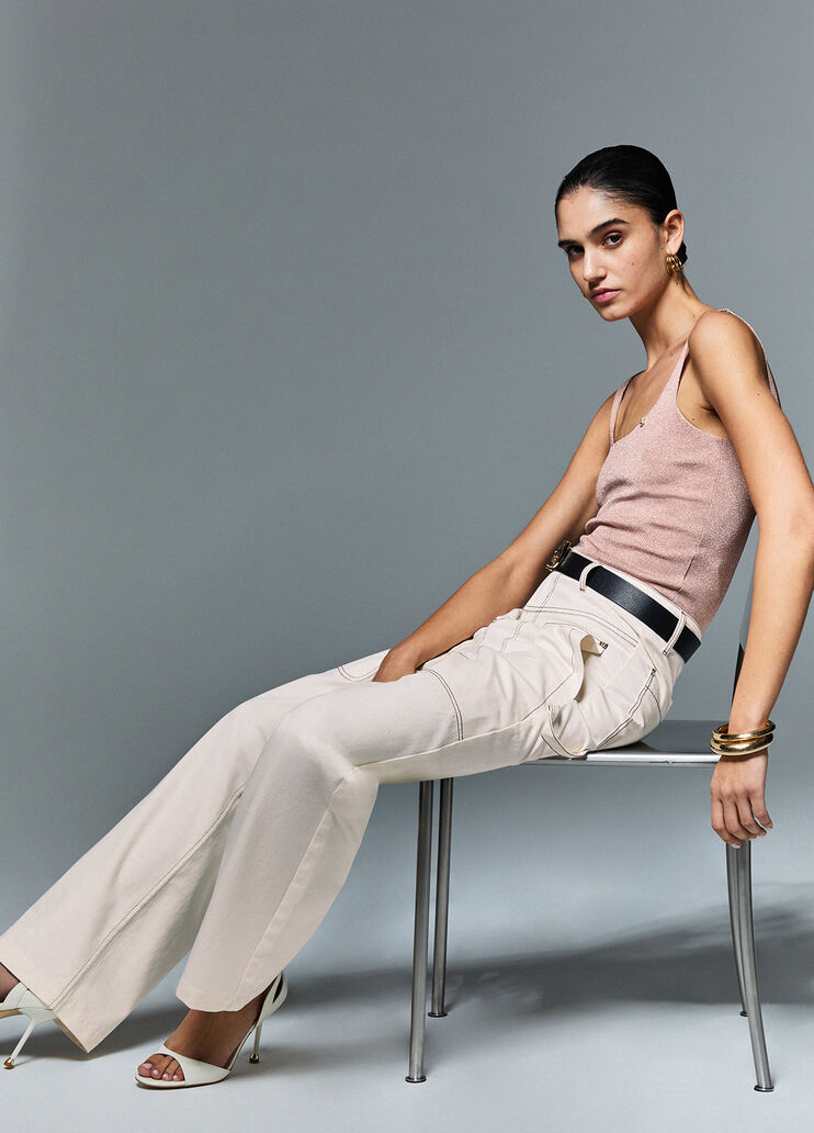 Top in maglia rosa Liu Jo - medium