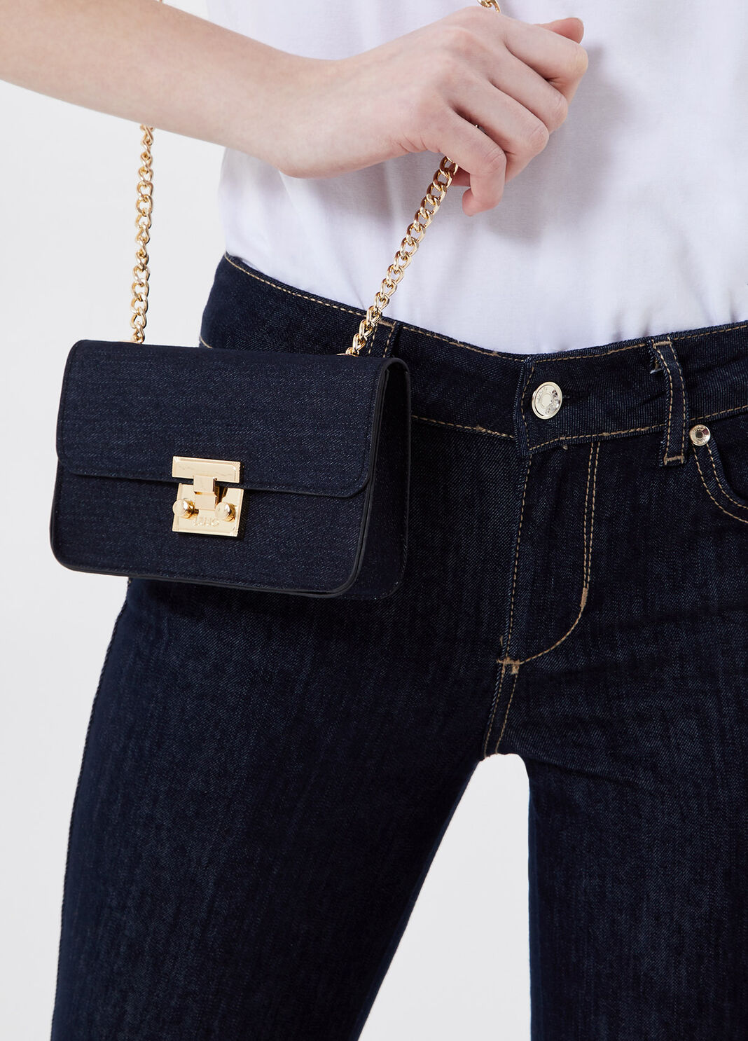 Jeans bootcut con marsupio Lavaggio normale Liu Jo - large image number 2