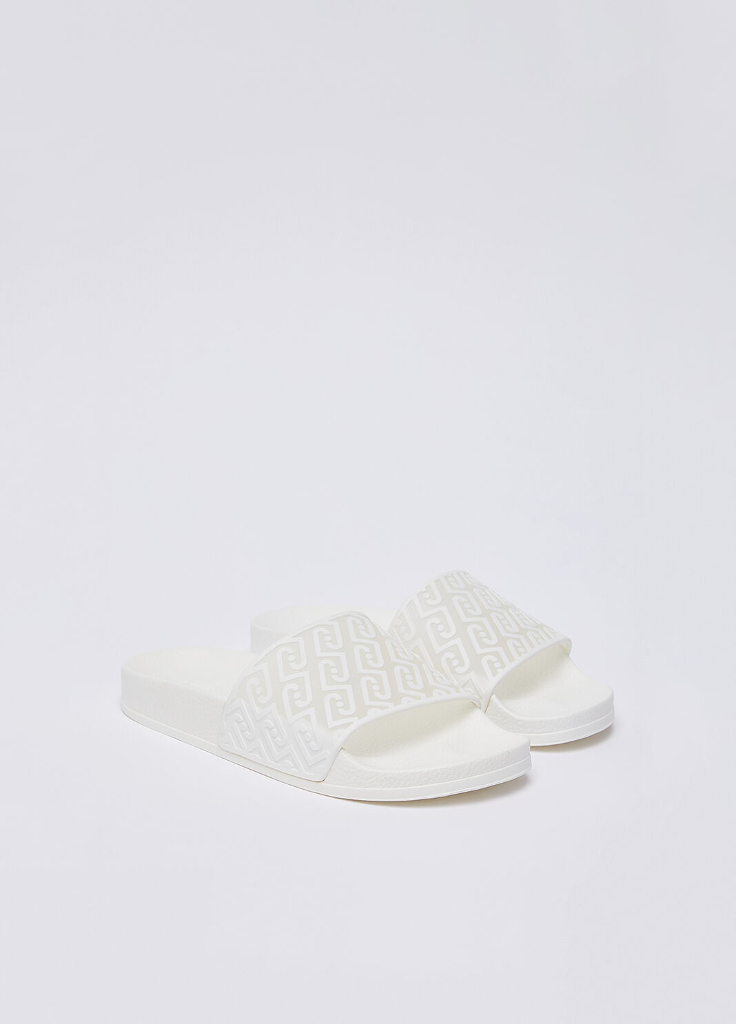 Sandals with all-over logo white Liu Jo - large image number 1