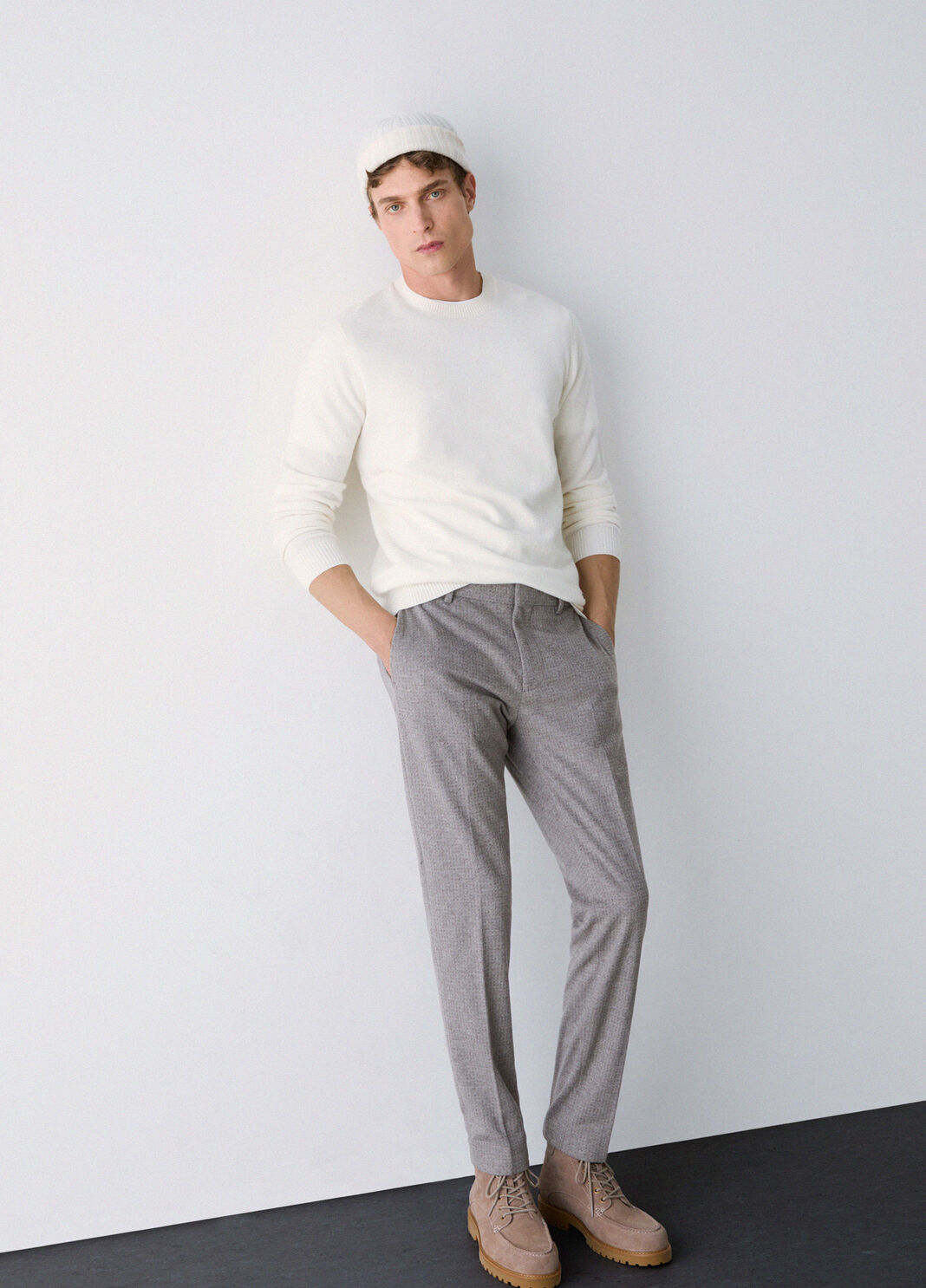 Beaver Wool Blend Trousers khaki Liu Jo - large image number 2
