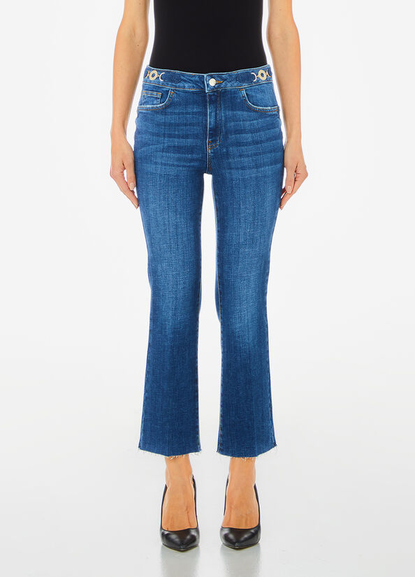 Cropped Bottom Up jeans  blue Liu Jo - medium