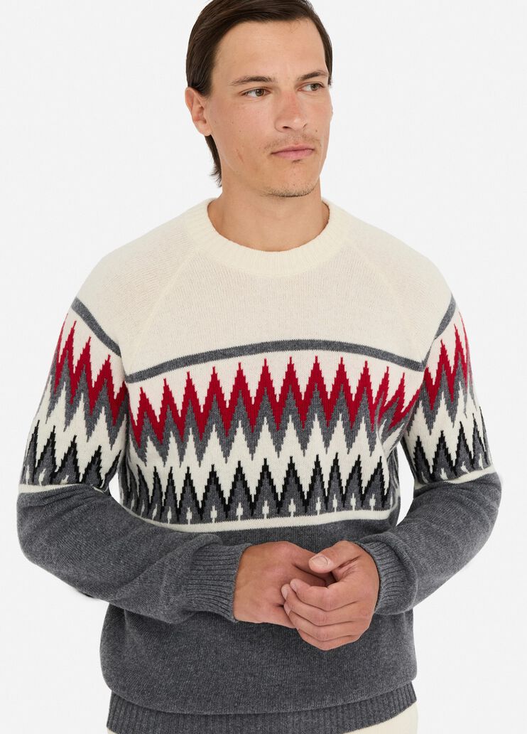 Jacquard wool sweater grey Liu Jo - medium Jacquard wool sweater grey Liu Jo - medium