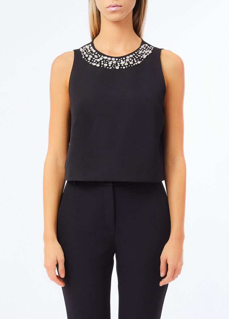 Top mit Strass Schwarz Liu Jo - medium