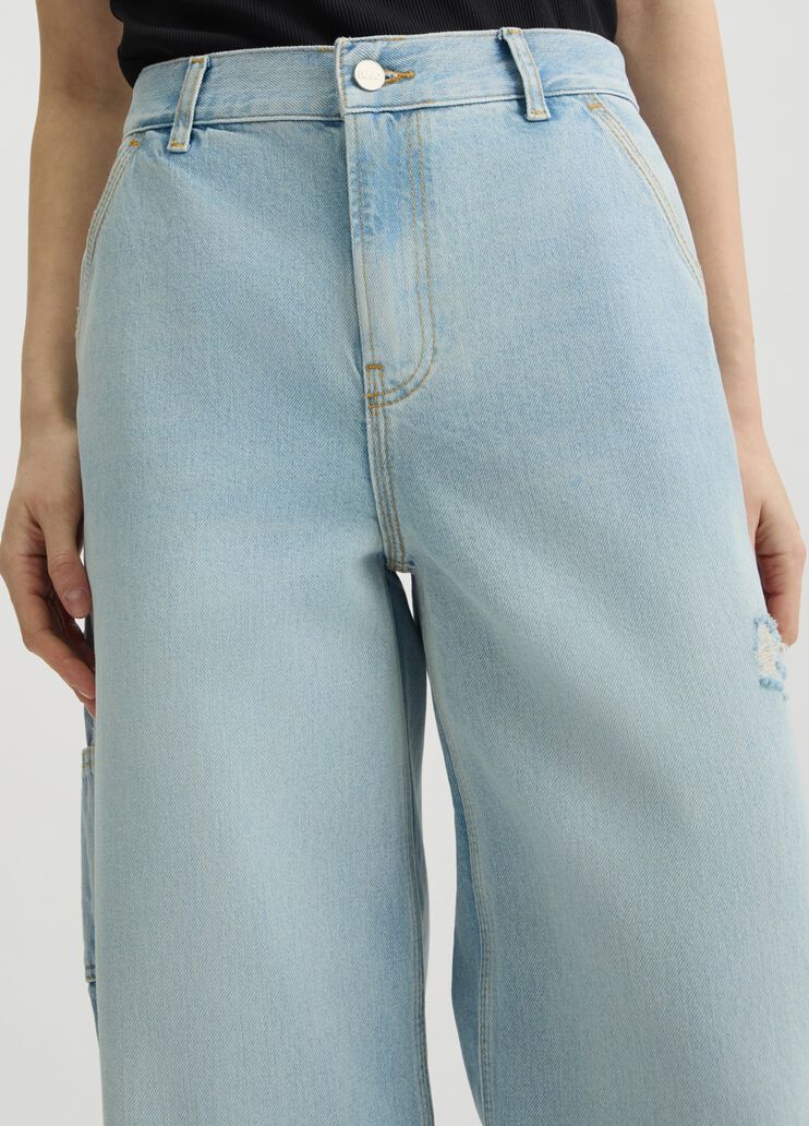 Low-rise flared jeans light denim Liu Jo - large image number 2