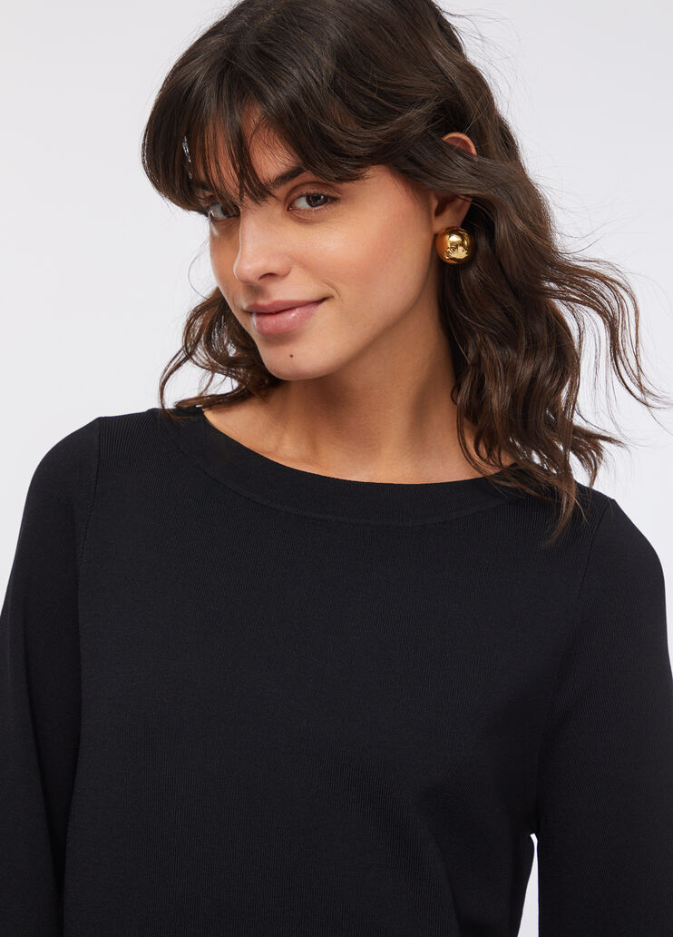 Robe en maille noir Liu Jo - large image number 3