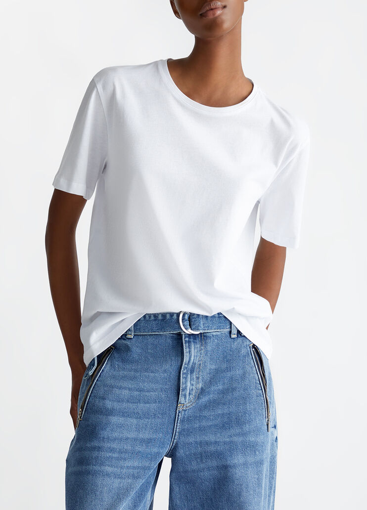 Oversized jersey T-shirt white Liu Jo - medium Oversized jersey T-shirt white Liu Jo - medium